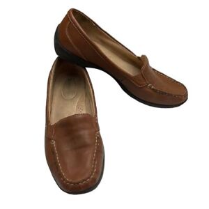 Naturalizer Brown Driving Loafer Jonella Leather Women's Size 9