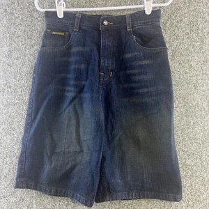 Chams Jeans Co Youth Shorts 12 Blue Denim Baggy Relaxed Urban Streetwear Y2K - Picture 1 of 9
