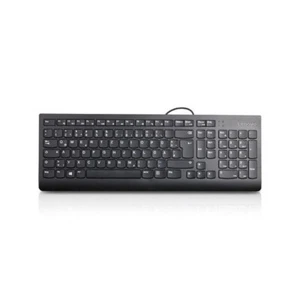 Lenovo KU-1601 Compact Wired USB Black Slim Keyboard - Picture 1 of 2