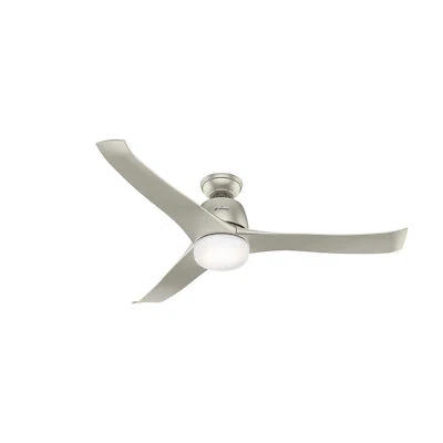 Ceiling Fan with Light Harmony 137 CM Nickel Remote Control - Image 1 of 4