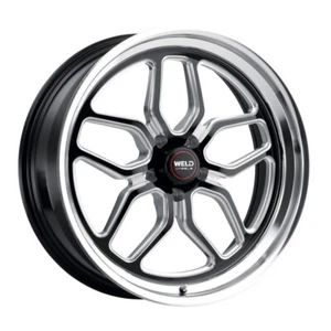 Weld Racing 22x10.5 Laguna Wheel Gloss/Milled Black 5x5 / 5x127 +13mm 6.25" - Picture 1 of 3