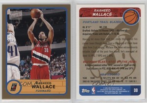 2003-04 Bazooka Gold Rasheed Wallace #30