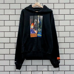 SUDADERA CON CAPUCHA GRÁFICA HERON PRESTON PRESTON SPLIT HERONS NEGRA ÚLTIMAS TALLAS XS S M L - Imagen 1 de 3