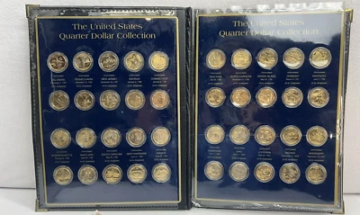 Complete 24K Gold Plated 50 State Quarter Collection 1999-2008 | 50 Coins - Image 1 of 2