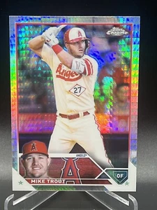2023 Topps Chrome MIKE TROUT Hyper Refractor #27 Los Angeles Angels - Picture 1 of 1