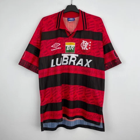 Flamengo 1995-1996 Vintage Home  Soccer Jersey Umbro Football Shirt size XL Cover