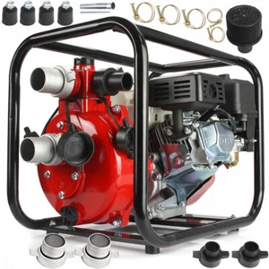 Benzin Motorpumpe 7PS Gartenpumpe Teichpumpe Wasserpumpe Kreiselpumpe 2" - Bild 1 von 8