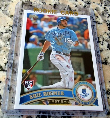 ERIC HOSMER 2011 Topps #1 Draft Pick Rookie Card RC Royals Champs Chicago Cubs $ - Image 1 of 2