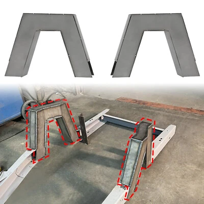 Para camioneta Chevy C10 1963-1972 1 par marco de muesca C muesca escalonada juego de muescas acero Foto 1 de 4