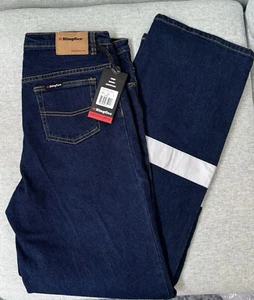 King Gee Work Pants New with Tags - Size 16 Original Reflective Jeans BNWT - Picture 1 of 2