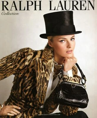 Ralph Lauren PURPLE LABEL Collection Goat Fur Leopard Dress Jacket Runway Coat 4 - Image 1 of 4