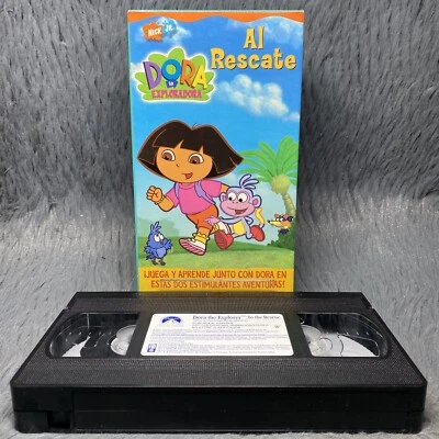 Dora the Explorer - To the Rescue Al Rescate VHS Tape 2001 Spanish Dubbed Film - Image 1 of 4