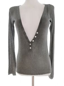 SUPERFINE  Size 3 (40) Grey Sweater Jumper Long Sleeve