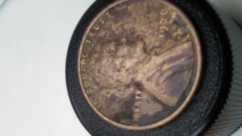 1938 Lincoln Wheat Penny, Error Coin Cover
