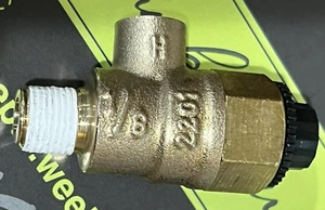 LF OEM Replacement 1/8 x 1/4 in NPT Test Port - Febco Zurn Apollo Watts NEW 1/8" - Picture 1 of 8