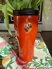 Produktbild - Porsche Original Thermobecher Orange aus Edelstahl, Coffee to go Becher, NEU