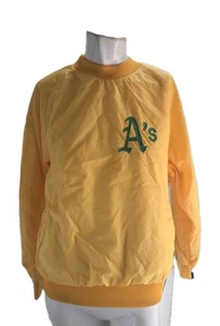 Bike By Southern Athletic Herren Pullover Small Vintage Gelb MLB Oakland A's... - Bild 1 von 8