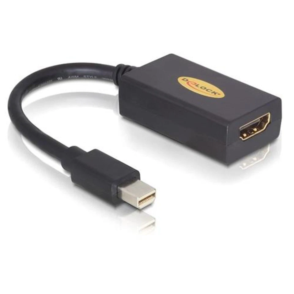 DeLock Adapter Mini Displayport St > HDMI 1.3b Bu 18cm - Bild 1 von 1