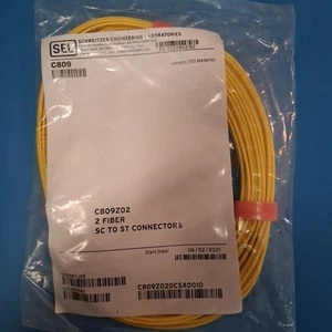 SEL C809Z02 SC TO ST SM Fiber Optic Patch Cable 10m - Afbeelding 1 van 2