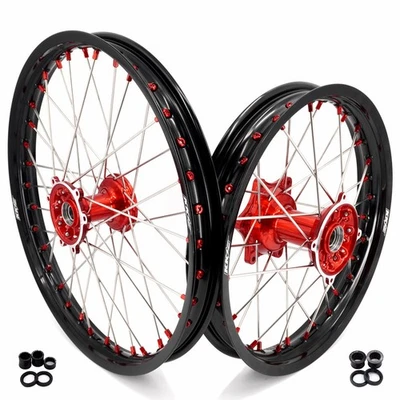 Llanta KKE 21-19"" MX para Honda CRF250R CRF450R 2014-2025 CRF450RL bujes fundidos Foto 1 de 4