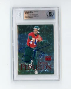 1999 Skybox Premium Doug Pederson #110 Shining Star Rubies Auto /30 BGS AUTH (G) - Picture 1 of 2