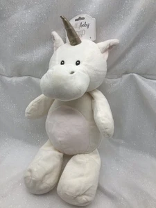 Kellytoy Kelly Baby Unicorn Plush Stuffed Rattle Lovey Toy Cream Pink 20" - Picture 1 of 12