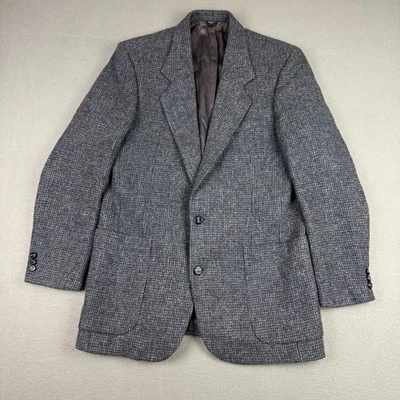 Yves Saint Laurent Jacket Adult 40T Harris Tweed Weave Blazer Mens Vintage - Image 1 of 4