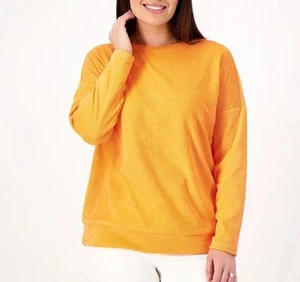 Sudadera Belle Beach Kim Gravel junto a la piscina Terry Plus 2X Relajada Naranja Brillante - Imagen 1 de 10