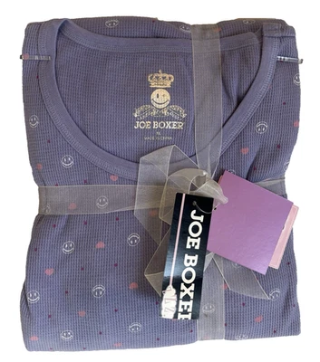 Joe Boxer Mujer Pijama Térmico Púrpura Periwinkle Pantalón y Top Conjunto para Dormir Talla XL Foto 1 de 4