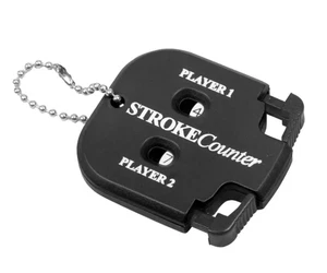 Golf Stroke Counter Score Keeper – 2 Player Tally Marker with Keychain Golf Gift - Picture 1 of 1