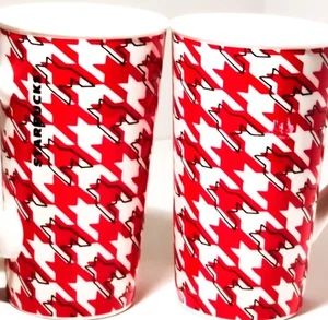 Starbucks Coffee 2017 Hounds tooth 18oz. Mugs Set of Two New - Bild 1 von 6