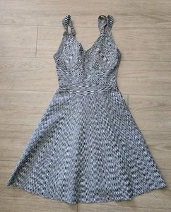 White & Black Guess Bodycon Skater Cocktail Dress XS - Picture 1 of 5