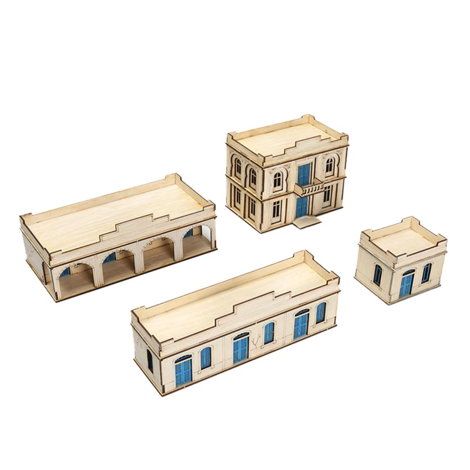 Kit di architettura in legno 1/72 Modello di casa in legno Puzzle 3D in legno - Immagine 1 di 1