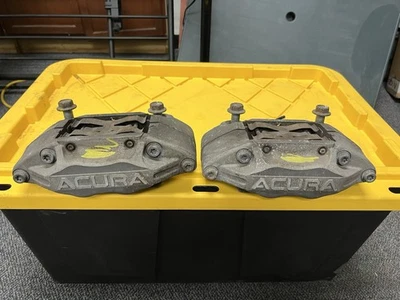 🔥 05-12 Acura RL Front OEM 4 Piston BRAKE CALIPER Left & Right Pair ADVICS 🔥 - Image 1 of 4