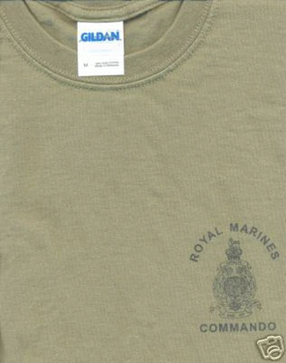 GILDAN MAGLIETTA REG BRITISH ROYAL MARINES tutte le taglie FORZE