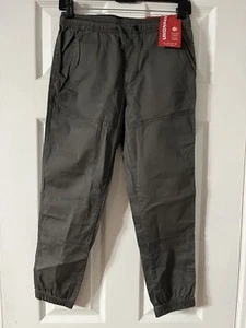 UNIONBAY BOYS PULL ON WITH OUTER DRAWSTRING JOGGER PANTS(FLINT GRAY, M (10/12) - Picture 1 of 10