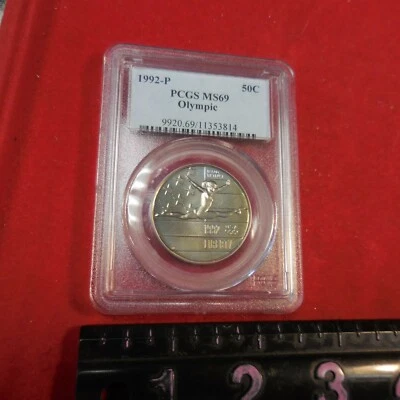 1992 P Olympic Commemorative Half Dollar MS69 PCGS - Image 1 of 4