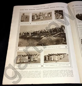 ARMENIAN GENOCIDE 1915 ORIGINAL PICTORIAL REFUGEES TURKISH MASSACRE ARMENIA - Picture 1 of 3