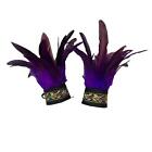 1 Pair Cosplay Costume Wrist Cuffs for Carnival Stage Performance Showgirl