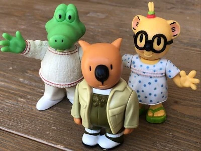 The Koala Brothers 4” Figure Bundle: Archie Crocodile, Mitzi Possum & Ned Wombat - Image 1 of 4