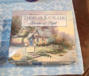 2005 Thomas Kinkade Painter of Light Table top Desk Calendar unused Original Box - Picture 1 of 8