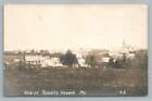 Village View TENANTS HARBOR Maine RPPC Antique Knox County Photo Postcard 1910