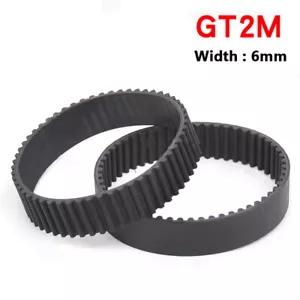 Cinghia di distribuzione sincrona GT2 2M passo 2 mm larghezza anello chiuso per puleggia CNC 3D - Foto 1 di 5