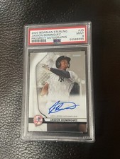 2020 Bowman Sterling Jasson Dominguez PROSPECT AUTO #BSPA-JD PSA 9 Mint YANKEES