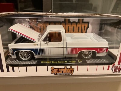 M2 Machines Squarebody Syndicate 1976 GMC Sierra Grande 15 SS02 1:24 nuevo  Foto 1 de 2