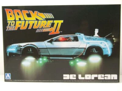 Delorean Ritorno IN La Futuro 2 Kit Modellismo Plastica Auto 1:24 Aoshima - Immagine 1 di 4
