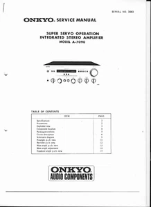 Onkyo Service Manual für A-7090 - Picture 1 of 1
