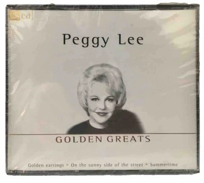 Peggy Lee: Golden Greats (набор из 3 компакт-дисков) 75 песен! Импорт совершенно новый! В заводской упаковке! - Изображение 1 из 2