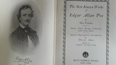 EDGAR ALLAN POE BEST KNOWN WORKS. ALL IN ONE VOLUME. 1927.  - Image 1 of 4