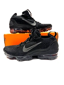 Nike Air VaporMax GS 2021 Flyknit Mid Triple Black UK Größe 5,5 und UK Größe 6 - Bild 1 von 11